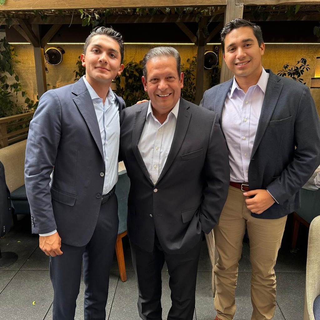 Lunch with Jorge Cuervo while working at Grupo Salinas