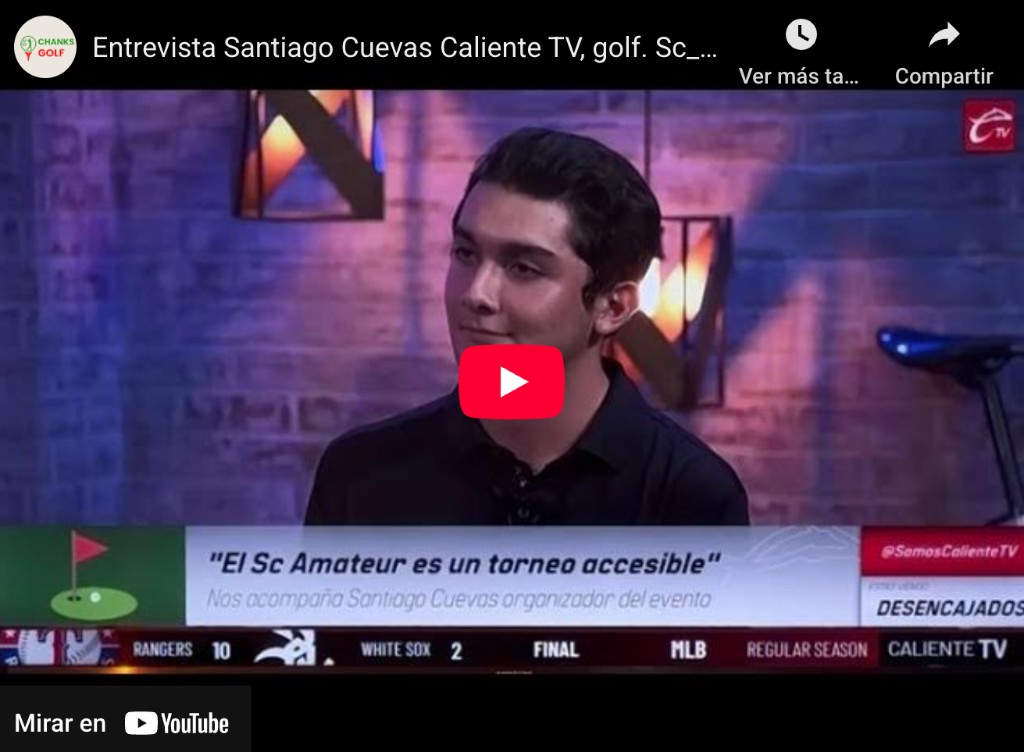 Entrevista Santiago Cuevas Caliente TV, golf