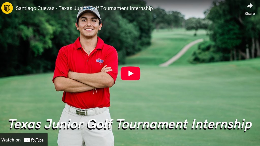 Texas Junior Golf Tournament Internship video preview